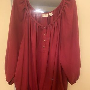 Plus size cato blouse